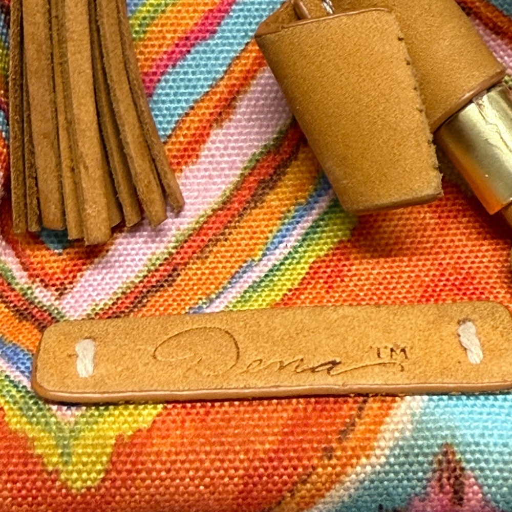 Dena Designs Aztec Orange Drawstring Backpack - image 2